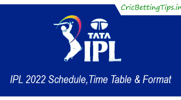 IPL 2022 schedule