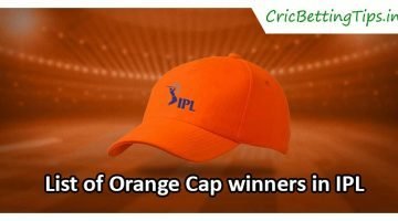 Orange Cap in IPL List