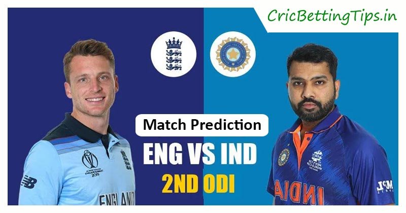 IND vs ENG 2nd ODI Match Prediction