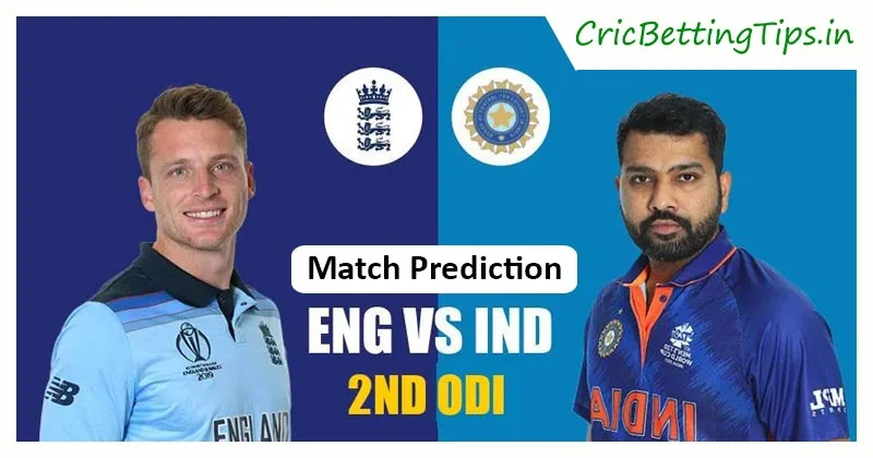 IND vs ENG 2nd ODI Match Prediction